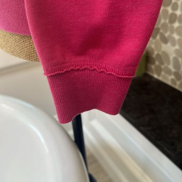 Pink zip up hoodie – size large - Picture 4 of 8